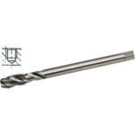 MASCHI PER USO A MACCHINA HSS-E. Tipo con elica a circa 35°, per filettature profonde superiori a 1 1/2 il diametro. Imbocco corto. Per metalli fino R 900 N/mm², per acciai legati e non legati.<br>Fori ciechi profondi. machine taps 9260G 24