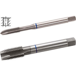 MASCHI A MACCHINA CON COLLARINI COLORATI AD ALTA EFFICIENZA Gambo rinforzato (da mm 12, gambo passante), imbocco corretto per fori passanti.<br>Filettatura: Metrica - Passo grosso M - DIN 13 (DIN 371/376).<br>Uso destro.<br>Per tutti i tipi di acciai INOX  e acciai a truciolo corto con R fino a 1200 N/mm², titanio a truciolo corto.<br>Con rivestimento TiCN. taps with coloured rings 9272GRE 10