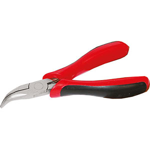 PINZE PER ELETTRONICA E MECCANICA FINE Tipo con becchi mezzotondi, piegati, lisci. pliers for electronics and fine mechanics 92GL