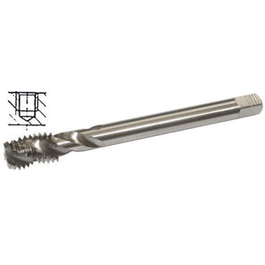 MASCHI PER USO A MACCHINA HSS-E. Imbocco corto. Tipo con elica a 35° destra per acciai da costruzione; per metalli fino a R 900 N/mm², acciai legati e non legati. Fori ciechi profondi. machine taps 9311GD 1