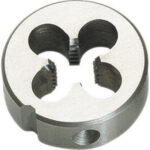 FILIERE TONDE USO DESTRO<br>In acciaio SUPER-RAPIDO HSS-E. Imbocco corretto, per acciai INOX e per acciai con R fino a 1200 N/mm^2. round dies 9354G 22