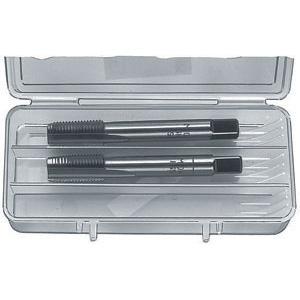 MASCHI STANDARD IN ACCIAIO SUPER RAPIDO HSS Filettatura: Passo Whitworth BSF. DIN 2181. Tolleranza H6.<br>La serie di 2 pezzi. HSS taps 9403GF 5/16