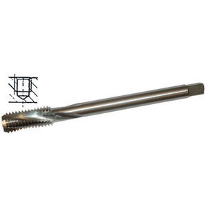 MASCHI STANDARD IN ACCIAIO SUPER RAPIDO HSS Tipo con gambo passante, elica a 15° destra per fori ciechi.<br>Filettatura: Metrica - Passo grosso M. DIN 376 C. Tolleranza H6. HSS taps 9405GD 3