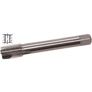 MASCHI STANDARD IN ACCIAIO SUPER RAPIDO HSS-E Tipo con gambo passante, imbocco corretto per fori passanti.<br>Filettatura: Metrica - Passo fine MF. DIN 374 B. Tolleranza H6. HSS-Co 5% taps 9405GR 10 1.25