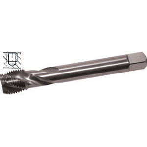 MASCHI STANDARD IN ACCIAIO SUPER RAPIDO HSS-E Tipo con gambo passante, elica a 35°, per fori ciechi profondi.<br>Filettatura: Metrica - Passo fine MF. DIN 374 C. Tolleranza H6. HSS-Co 5% taps 9405GRE 10 1.25