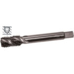 MASCHI STANDARD IN ACCIAIO SUPER RAPIDO HSS-E Tipo con gambo passante, elica a 35°, per fori ciechi profondi.<br>Filettatura: Passo Whitworth DIN 376 C. Tolleranza H6. HSS-Co 5% taps 9405GSC 7/8