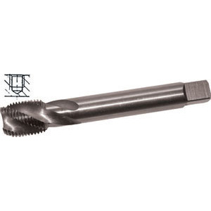 MASCHI STANDARD IN ACCIAIO SUPER RAPIDO HSS-E Tipo con gambo passante, elica a 35°, per fori ciechi profondi.<br>Filettatura: Passo GAS cilindrico BSP. DIN 5156 C. Tolleranza H6. HSS-Co 5% taps 9405GTA 3/4