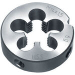 FILIERE STANDARD IN ACCIAIO SUPER RAPIDO HSS Filettatura: Metrica - Passo fine MF. DIN 223.<br>Tolleranza 6 g. HSS dies 9406GF 6 0.75