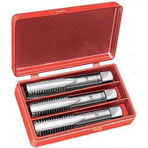 MASCHI E FILIERE STANDARD IN ACCIAIO AL CROMO La serie di 3 pezzi. chrome steel taps and dies 9410 6