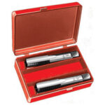 MASCHI E FILIERE STANDARD IN ACCIAIO AL CROMO La serie di 2 pezzi. chrome steel taps and dies 9412 5