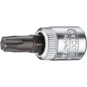 CHIAVI A BUSSOLA ATTACCO 1/4" DIN 3120-ISO 1174 Tipo con impronta esterna TORX. Lunghezza mm 30. sockets 941RL