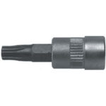 CHIAVI A BUSSOLA ATTACCO 1/4" DIN 3120-ISO 1174 Tipo con impronta esterna TORX con foro. Lunghezza mm 35. sockets 941RT 20