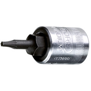 CHIAVI A BUSSOLA ATTACCO 1/4" DIN 3120-ISO 1174 Tipo con impronta esterna TORX PLUS. Lunghezza mm 30,5 (solo 40 IP: mm 33,5). sockets 941RV