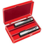 MASCHI E FILIERE STANDARD IN ACCIAIO AL CROMO La serie di 2 pezzi. chrome steel taps and dies 9424 1/4