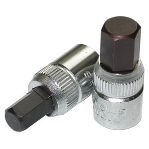 CHIAVI A BUSSOLA ATTACCO 1/4" DIN 3120-ISO 1174 Tipo con esagono esterno. Lunghezza mm 37. sockets 946GH
