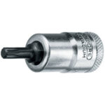 CHIAVI A BUSSOLA ATTACCO 3/8" DIN 3120-ISO 1174 Tipo a giravite con poligono esterno. Lunghezza mm 49. sockets 952RS 6