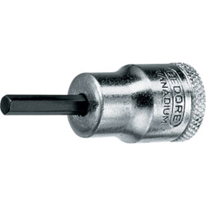 CHIAVI A BUSSOLA ATTACCO 3/8" DIN 3120-ISO 1174 Tipo con esagono esterno. Lunghezza mm 47. sockets 952RT