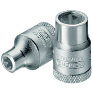 CHIAVI A BUSSOLA ATTACCO 3/8" DIN 3120-ISO 1174 Tipo con impronta interna TORX. Lunghezza mm 28. sockets 952ST