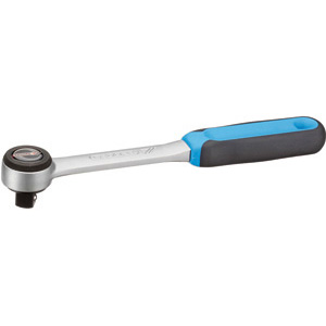 LEVE A CRICCO Leva a cricco con disco per movimenti D + S.<br>Impugnatura in gomma. Dentatura finissima.<br>Lunghezza mm 200. ratchets 953S