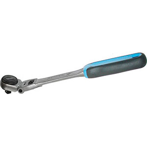 LEVE A CRICCO Leva a cricco snodata a 180°. Con disco per movimenti D + S.<br>Impugnatura in gomma. Dentatura finissima.<br>Lunghezza mm 282. ratchets 953V