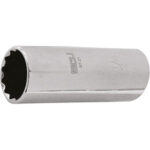 CHIAVI A BUSSOLA ATTACCO 3/8" DIN 3120-ISO 1174 Tipo lungo con poligono interno.<br>Lunghezza mm 65. sockets 956REP 9/16