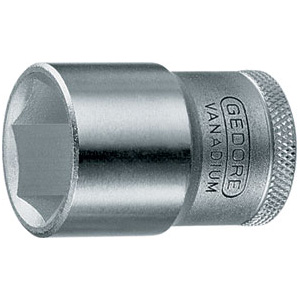 CHIAVI A BUSSOLA ATTACCO 1/2" DIN 3120-ISO 1174 DIN 3124, ISO 2725-1.<br>Tipo con esagono interno. sockets 969RA