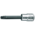 CHIAVI A BUSSOLA ATTACCO 1/2" DIN 3120-ISO 1174 Tipo lungo con impronta esterna TORX. Lunghezza mm 100. sockets 969RT 27