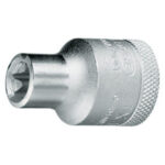 CHIAVI A BUSSOLA ATTACCO 1/2" DIN 3120-ISO 1174 Tipo con impronta interna TORX. Lunghezza mm 38. sockets 969RT 1 18