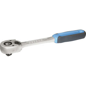 LEVE A CRICCO Leve a cricco tipo in alluminio, peso gr 350, con levetta per movimento D + S e fisso.<br>Impugnatura in materiale bicomponente. Dentatura fine. Lunghezza mm 270.<br>Con sistema di sgancio rapido e sicuro, a pulsante. ratchets 970RV