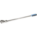 RICAMBI PER CHIAVI A BUSSOLA Leve a cricco extralunghe, snodate a 180°, con bloccaggio snodo.<br>Levetta per movimento D + S e fisso. Impugnatura in materiale bicomponente. Dentatura fine.<br>Lunghezza mm 600. Con sicuro sistema di sgancio rapido a pulsante. spare parts for sockets 970S