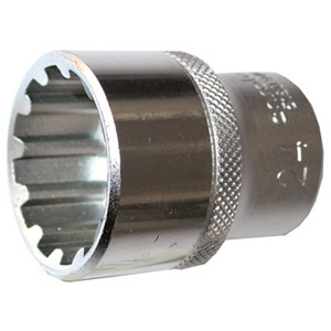 CHIAVI A BUSSOLA ATTACCO 1/2" DIN 3120-ISO 1174 Tipo con PROFILO MULTIPLO per il serraggio di viti con teste esagonali, esagonali consumate/arrotondate fino al 50%, poligonali, TORX, XZN-SPLINE, quadre. Lunghezza mm 36. sockets 971RLF