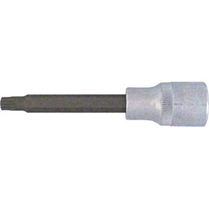 CHIAVI A BUSSOLA ATTACCO 1/2" DIN 3120-ISO 1174 Tipo lungo con impronta esterna TORX.<br>Lunghezza mm 100. sockets 971RQV