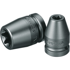 BUSSOLE PER AVVITATORI ATTACCO 1/2 DIN 3121-ISO 1174 Bussole con impronta interna TORX, attacco 1/2". impact socket wrenches 982GCT