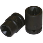 BUSSOLE PER AVVITATORI ATTACCO 1/2 DIN 3121-ISO 1174 Bussole con impronta interna TORX, attacco 1/2". impact socket wrenches 982GCZ 24