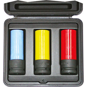 CHIAVI A BUSSOLA IN SERIE Assortimenti in cassetta plastica.<br>Contenuto 3 chiavi a bussola.<br>Composizione:<br>3 bussole esagonali Art. 982 GDVA da mm 17 - 19 - 21<br>Assortimento completo. sockets sets 982GDV