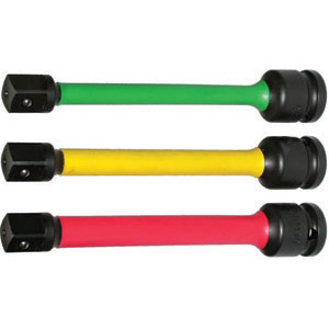 BARRE DI TORSIONE DINAMOMETRICHE Barre con attacco quadro est./int. da 1/2". Lunghezza totale mm 152. impact torque sticks 982GDZ