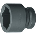 BUSSOLE PER AVVITATORI ATTACCO 1" DIN 3121-ISO 1174 DIN 3129, ISO 2725-2 mis. in mm.<br>Bussole esagonali, attacco 1". impact socket wrenches 982GF 60