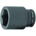 BUSSOLE PER AVVITATORI ATTACCO 1.1/2" DIN 3121-ISO 1174 Bussole esagonali, extra lunghe, attacco 1.1/2". impact socket wrenches 982GL