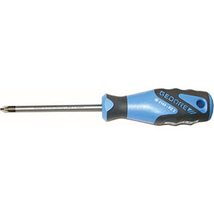 GIRAVITI LINEA DREMO PLUS 3K Foro di aggancio.<br>GIRAVITI PUNTA A CROCE POZIDRIV (DIN 8764, punta DIN ISO 8764-1/PZ). screwdrivers DREMO PLUS line 982SL