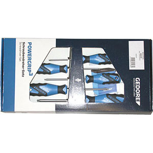 GIRAVITI LINEA DREMO PLUS 3K IN ASSORTIMENTO Contenuto 5 utensili.<br>Composizione:<br>1 pezzo cadauno giraviti punta a improntaTORX Art. 982 SMxT10-T15-T20-T25-T30<br>In scatola cartone.<br>Assortimento completo. screwdrivers DREMO PLUS line sets 982VE