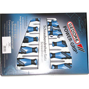 GIRAVITI LINEA DREMO PLUS 3K IN ASSORTIMENTO Contenuto 10 utensili.<br>Composizione:<br>1 pezzo cadauno giraviti punta a improntaTORX Art. 982 SMxT7-T8-T9-T10-T15-T20-T25-T-27-T30-T40<br>In scatola cartone.<br>Assortimento completo. screwdrivers DREMO PLUS line sets 982VF