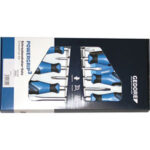 GIRAVITI LINEA DREMO PLUS 3K IN ASSORTIMENTO Contenuto 6 utensili.<br>Composizione:<br>1 giravite punta piana Art. 982 SECx90<br>1 giravite punta piana Art. 982 SECx100<br>1 giravite punta piana Art. 982 SECx125<br>1 giravite punta piana Art. 982 SECx150<br>1 giravite punta a croce PH Art. 982 SFCx1<br>1 giravite punta a croce PH Art. 982 SFCx2<br>In scatola cartone.<br>Assortimento completo.<br> screwdrivers DREMO PLUS line sets 982VR