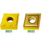 INSERTI PER TORNITURA A FISSAGGIO MECCANICO Per portainserti Art. 9808 x mm 20 e 25 e Art. 9808 E x mm 20 e 25.<br>Per asportazione fine - raggio 0,4.<br>Dimensione mm 12,7x4,76. carbide tool bits 9831