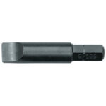 INSERTI PER UTENSILI A PERCUSSIONE Taglio diritto DIN 3127 - ISO 2351.<br>Attacco 1/4". screwdrivers bits 983GA