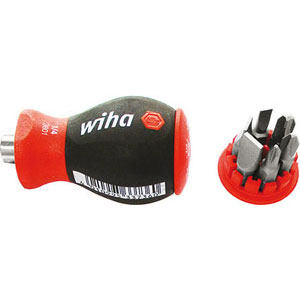 IMPUGNATURE PORTABITS CON ATTACCO MAGNETICO Bits a taglio 0,6x4,5 - 1,2x6,5 - 1,6x8,0<br>Bits a croce PH 1 - 2 - 3. screwdrivers bits magnetics handles 984GR 4A