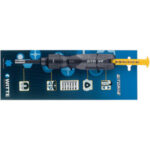 IMPUGNATURE PORTABITS A CRICCO CON ATTACCO MAGNETICO Completo di inserti a croce PH Gr. 1 (1 pz) - Gr. 2 (2 pz) art. 1992 GR, PZD Gr. 1 (1 pz) - <br>Gr. 2 (2 pz) art. 1992 GS. ratchet screwdrivers bits magnetics handles 984GS 7