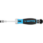 IMPUGNATURE PORTABITS A CRICCO CON ATTACCO MAGNETICO Completo di inserti a croce PH Gr. 1-2-3 e PZ. Gr. 1-2-3 Art. 1991 GB e 1991 GC. ratchet screwdrivers bits magnetics handles 984GTA