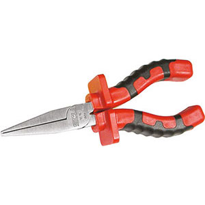 UTENSILI IN ACCIAIO INOSSIDABILE Impugnature isolate in materiale bicomponente.<br>Lungh. totale mm 160. Stainless steel tools 9886A