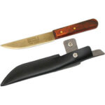 UTENSILI DI SICUREZZA ANTISCINTILLA In lega bronzo-alluminio. Manico in legno, con fodero. safety hand tools 9909