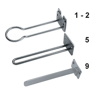 ACCESSORI PER PANNELLI-ARMADI-ESPOSITORI E CARRELLI accessories for panels-cabinets and trolleys 995GZ